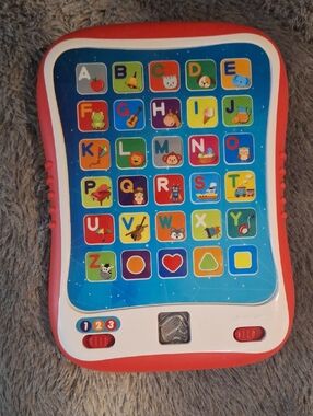 Educational Alphabet Tablet for Kids - Red